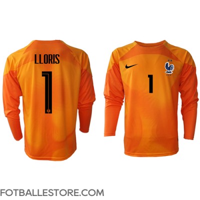 Frankrike Hugo Lloris #1 Keeper Hjemmedrakt VM 2022 Langermet